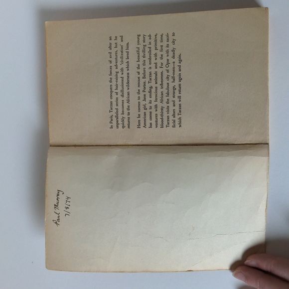 The Return of Tarzan book by Edgar Rice Burroughs - Picture 3 of 4